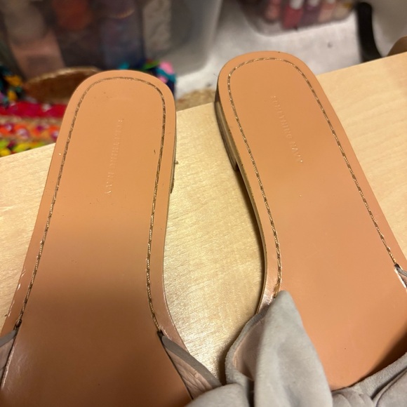 Something Navy Women's Bow Slide Sandals - Gray - Picture 3 of 9